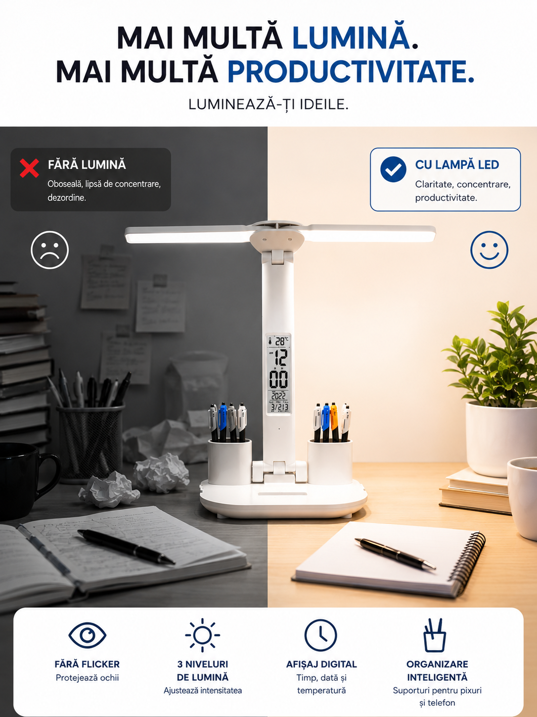 Lampă de birou LED