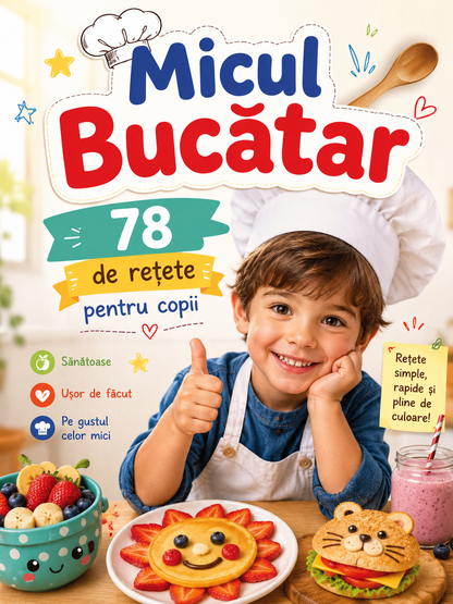 Micul Bucatar!78 De retete pentru cei mici!