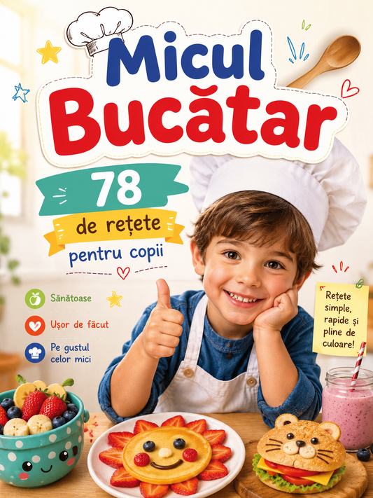 Micul Bucatar!78 De retete pentru cei mici!