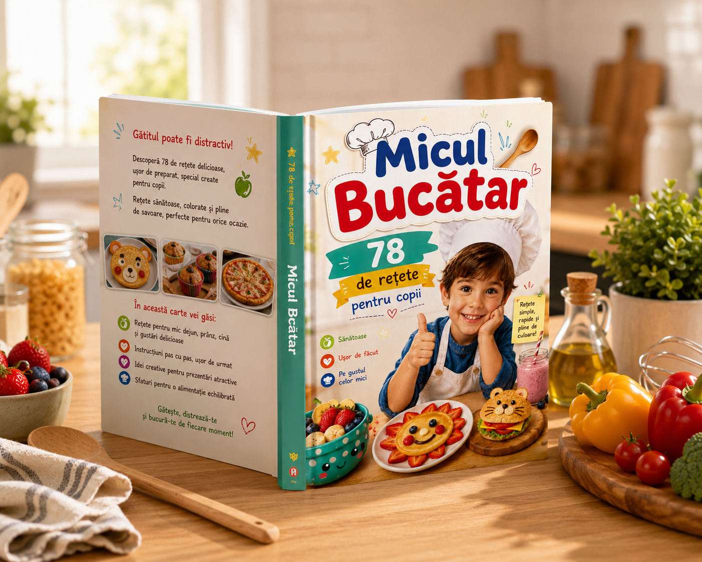 Micul Bucatar!78 De retete pentru cei mici!
