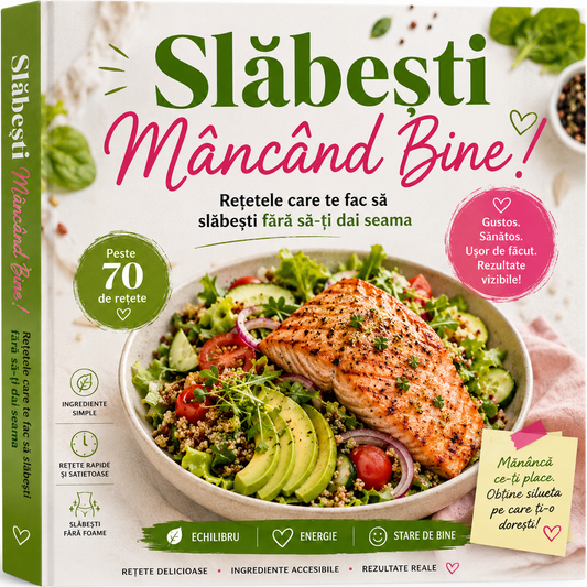 Slăbești Mâncând Bine!Rețetele care te fac să slăbești fără să-ți dai seama!